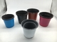 Transplantação fácil cilíndrica de 0.5L Mini White Plastic Flower Pots