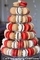 Do suporte claro de Macaron do suporte da torre de Macaron do produto comestível torre 2017 plástica de Macaron nova com certificado do CE