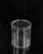 Tubo claro do cilindro do Pvc dos recipientes de plástico do tubo do cilindro com tampa