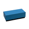 Caixa de presente francesa azul do papel de Macaron do retângulo que empacota com bandeja da inserção