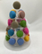Torre plástica descartável de Macaron de 10 séries para o bolo
