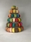 Suporte de empacotamento plástico empilhável de Macaron da série da árvore de Natal 6 de Macaron