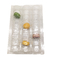 3x8 de dobramento 24pcs Macaron plástico que empacota o ANIMAL DE ESTIMAÇÃO do PVC de Clam Shell Tray Clear