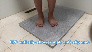 Tapete de banho antiderrapante EPP, tapete antiderrapante. Adequado para uso em banheiros domésticos, hotéis, cozinhas,