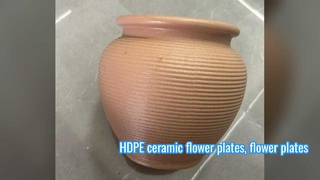 Placas de flores de cerâmica HDPE, placas de flores vintage, placas de flores de plástico para venda