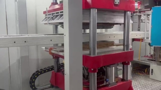 Embalagem blister automatizada, produção automatizada