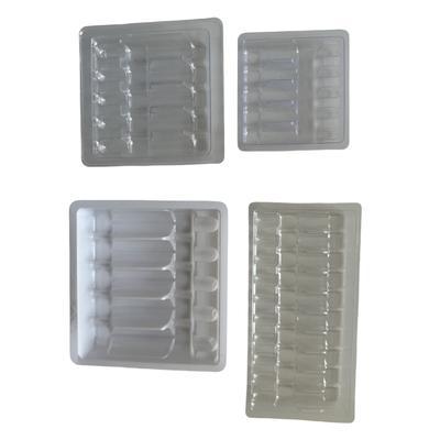 1 ml 2 ml 5 ml 10 ml PET Ampola bandeja de água de injecção Ampola embalagem bandeja de personalização