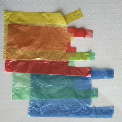 Saco de compras de HDPE reciclável personalizado com alta resistência a impactos para uso em supermercados