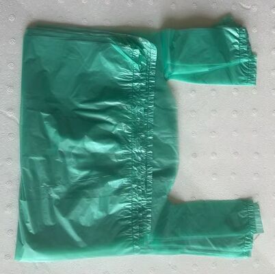 Saco plástico portátil de HDPE personalizado com alta resistência a impactos e material reciclável