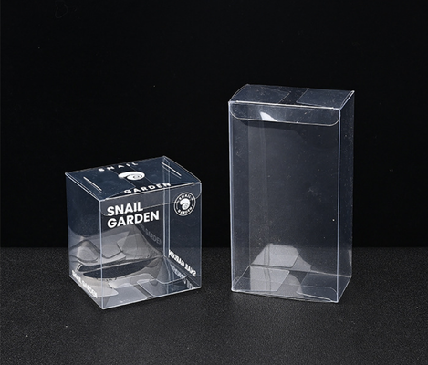 Caixa de embalagem transparente de PVC, caixa de plástico transparente ecológica de cor PET/PP, caixa resistente a arranhões, com esmalte dobrável e resistente ao desgaste