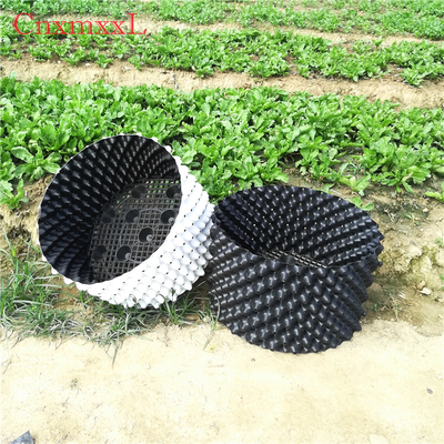 Do ar branco da estufa dos potenciômetros do ar do plástico do HDPE do crescimento cubetas de poda 0.9mm da raiz