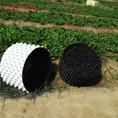 Do ar branco da estufa dos potenciômetros do ar do plástico do HDPE do crescimento cubetas de poda 0.9mm da raiz