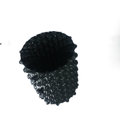 os potenciômetros plásticos do ar do PVC do diâmetro 0.7mm de 20cm não revestiram potenciômetros pretos do ar dos polímeros Degradable