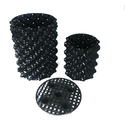 os potenciômetros plásticos do ar do PVC do diâmetro 0.7mm de 20cm não revestiram potenciômetros pretos do ar dos polímeros Degradable