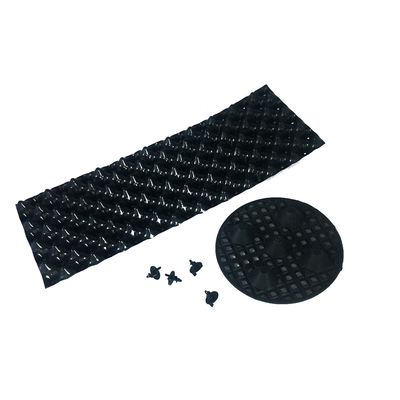 os potenciômetros plásticos do ar do PVC do diâmetro 0.7mm de 20cm não revestiram potenciômetros pretos do ar dos polímeros Degradable