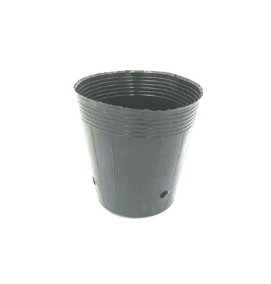 Potes cromados de plástico para jardim de infância sementes de orquídeas cultivando potes pretos para estufas