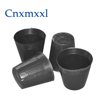Gráfico de plástico preto blister suave sementes de flores vaso para árvore