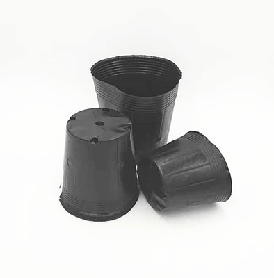 Gráfico de plástico preto blister suave sementes de flores vaso para árvore