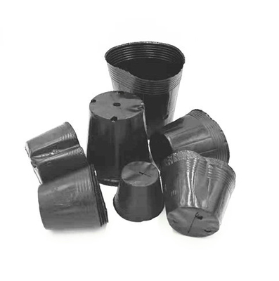 Gráfico de plástico preto blister suave sementes de flores vaso para árvore