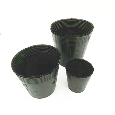 Tamanho personalizado PVC preto PS plástico suave flor de nutrição pote para plantio