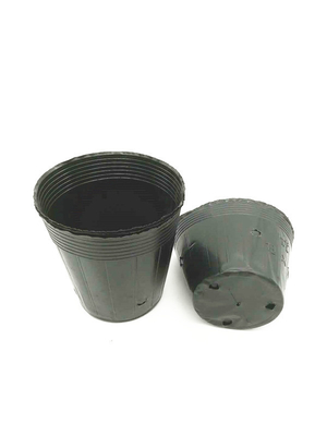 Tamanho personalizado PVC preto PS plástico suave flor de nutrição pote para plantio