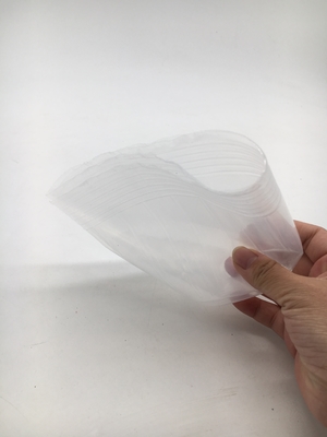 Pato de plástico macio e fino, transparente e preto