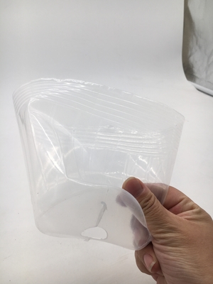 Pato de plástico macio e fino, transparente e preto