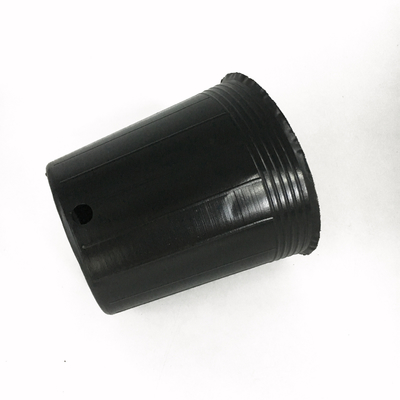 Cor preta Grande Pato de Flor de Plástico Jardim Resistente ao Envelhecimento