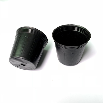 Inverno PE preto 3 galões vasos de plantas 23cm altura profundidade vasos de infância