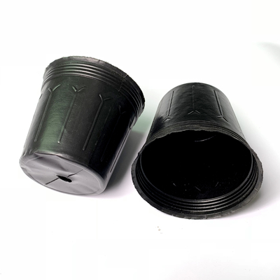 Inverno PE preto 3 galões vasos de plantas 23cm altura profundidade vasos de infância