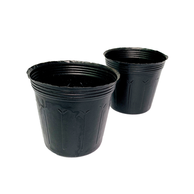 Inverno PE preto 3 galões vasos de plantas 23cm altura profundidade vasos de infância
