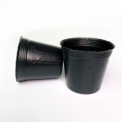 Inverno PE preto 3 galões vasos de plantas 23cm altura profundidade vasos de infância
