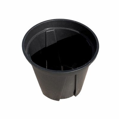 Gráfico de 2.5L Negro Jardim Plástico Nursery Galão Pot espesso Galão Bonsai poda Feito de PP / HDPE