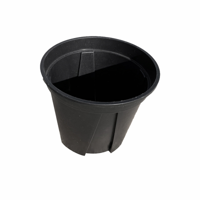 Gráfico de 2.5L Negro Jardim Plástico Nursery Galão Pot espesso Galão Bonsai poda Feito de PP / HDPE