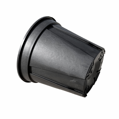 Gráfico de 2.5L Negro Jardim Plástico Nursery Galão Pot espesso Galão Bonsai poda Feito de PP / HDPE