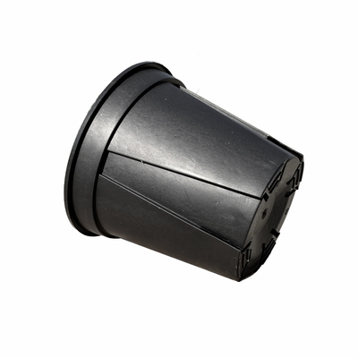 Gráfico de 2.5L Negro Jardim Plástico Nursery Galão Pot espesso Galão Bonsai poda Feito de PP / HDPE
