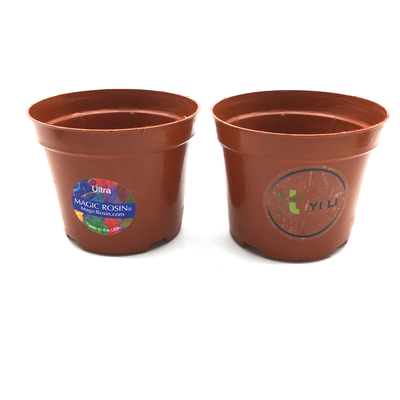 Potes de flores de plástico resistentes a lágrimas
