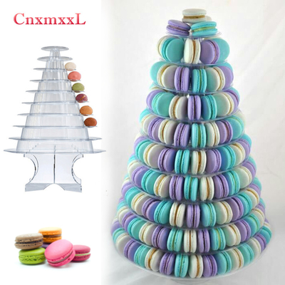 Super 10 Nível Macarrão Blister Tower Stand Embalagem com Acrílico