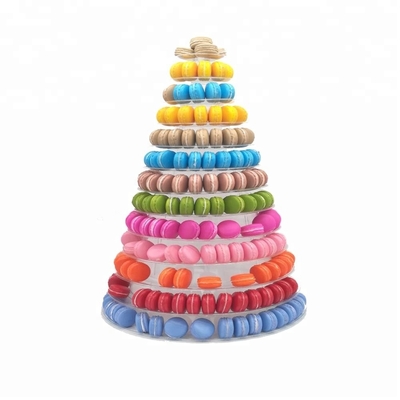 Nova Pirâmide da Torre Macaron de 13 Níveis de plástico