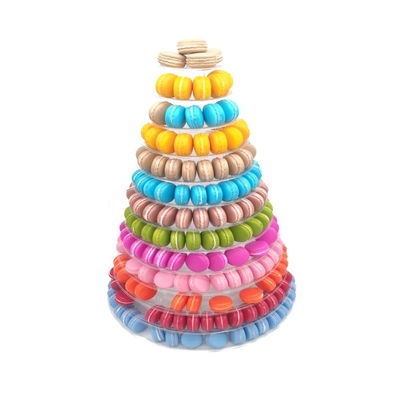 Nova Pirâmide da Torre Macaron de 13 Níveis de plástico