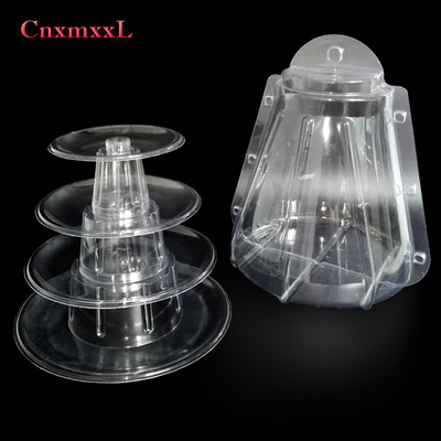 Novo Estilo Pequeno Plástico 4 Camadas Macarrão Torre 47pcs Atacado