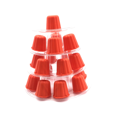 Limpeza 4 Nível Canele Display Stand For Cake Loja Panaderia