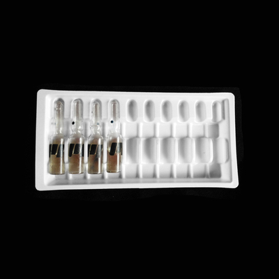 Ampolas de plástico de alta qualidade 1 ml 2 ml 5 ml 10 ml embalagem de plástico transparente em bolhas frascos em bolhas caixa