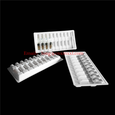 Ampolas de plástico de alta qualidade 1 ml 2 ml 5 ml 10 ml embalagem de plástico transparente em bolhas frascos em bolhas caixa