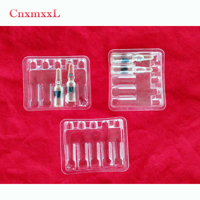 Certificado ISO frasco para frasco Ampola bandejas bandeja de embalagem de plástico para 2 ml 3 ml 5 ml 10 ml