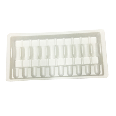 Caixa de Ampola de Plástico Branco Embalagem Caixa de Ampola de Vidro de 10 ml