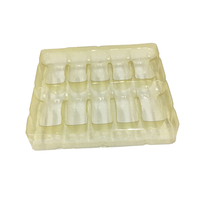 Caixa de Ampola de Plástico Branco Embalagem Caixa de Ampola de Vidro de 10 ml
