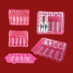 PET Clear Ampoule Tray Para 2ml 3ml 5ml 10ml Vial Embalagem de plástico Dispositivo Médico