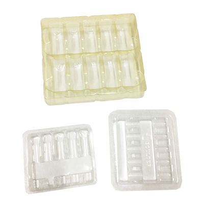 Caixa de Ampolas PS Transparente 1 ml X 5 Ampolas Embalagem em Bolhas de Plástico