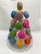 Torre plástica descartável de Macaron de 10 séries para o bolo